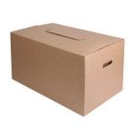 Corrugated cardboard boxes 620 x 370 x 340 mm, with handles, 24BE