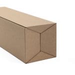 Gift box 90x90x335mm with handle, 14E (FEFCO 0215) - Image 2
