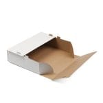 Corrugated cardboard boxes 40x30x10cm for pretzels, white - Image 2