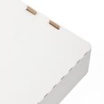 Corrugated cardboard boxes 40x30x10cm for pretzels, white - Image 4