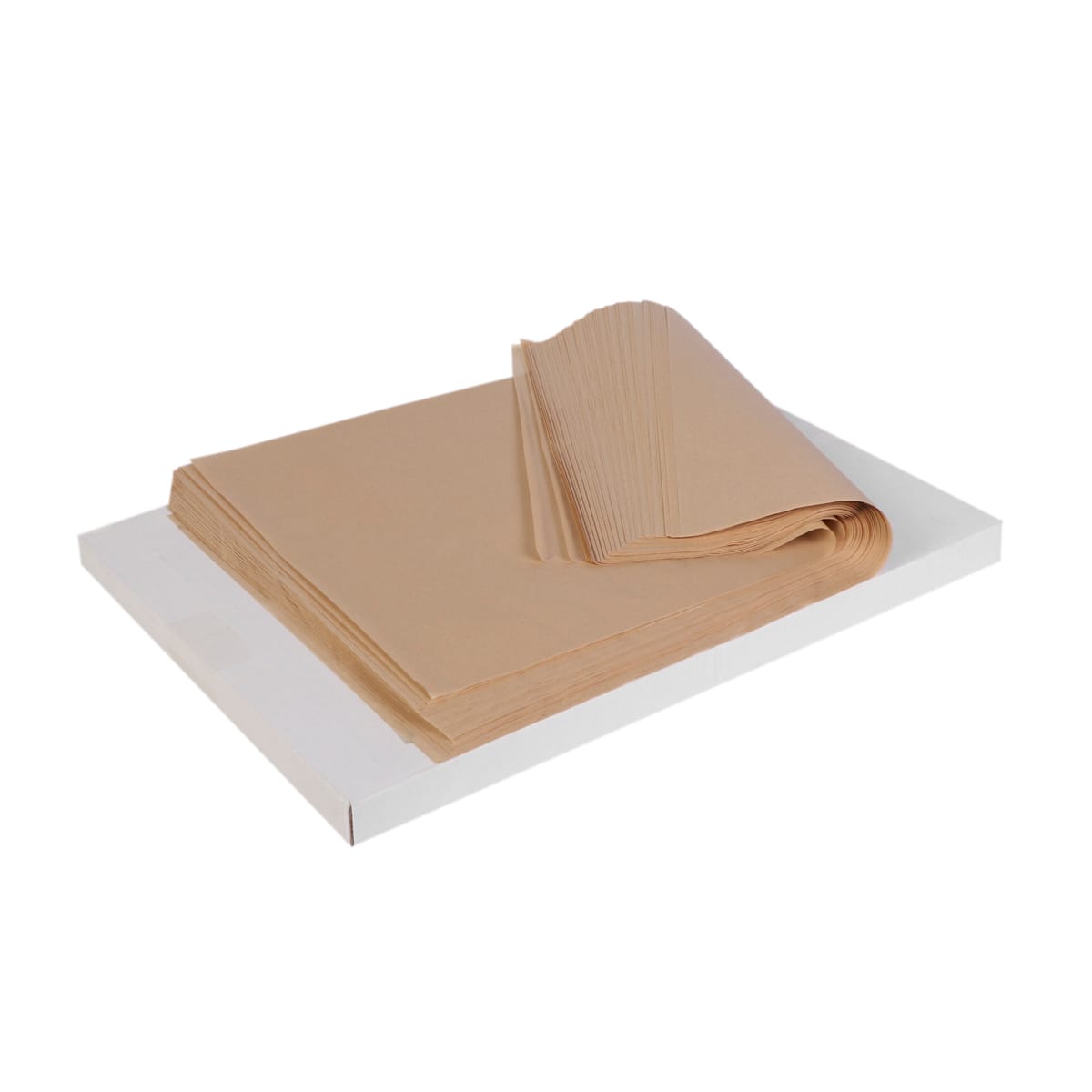 PR400600B.jpg Baking paper in sheets, 400x600mm, PAP, brown, 39gsm, 500 pcs. - Image 1