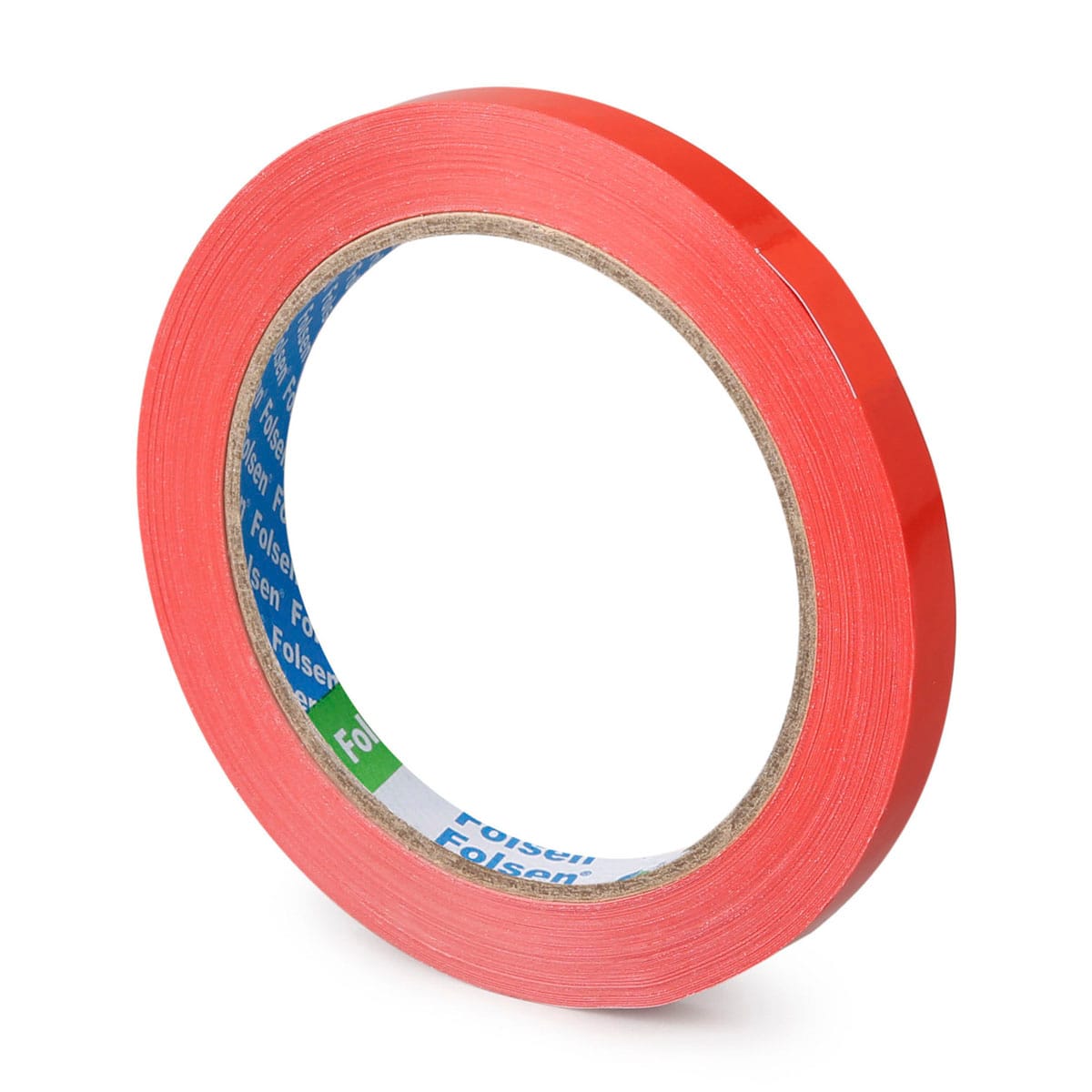 0777090.JPG Folsen packaging tape 9 mm x 66 m, red, PVC - Image 1