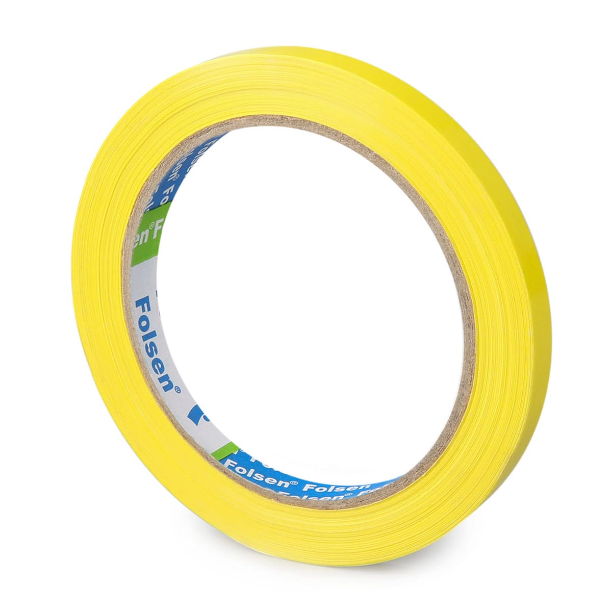 0777091.JPG Folsen packaging tape 9 mm x 66 m, yellow, PVC - Image 1