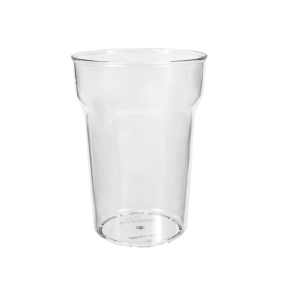 10350RE.jpg Cups, 350 ml, SAN, Ø77 mm, transparent, reusable - Image 1