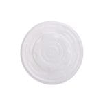 CPLA lids for BIOCUP containers, Ø115 mm, white, 25 pcs.