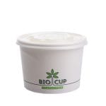 CPLA lids for BIOCUP containers, Ø115 mm, white, 25 pcs. - Image 2