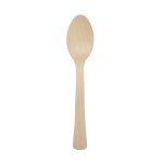 Šaukštai 16cm, mediniai, Fineware, 100vnt.