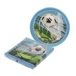 PAP plates Ø20 cm, 8 pcs., FOOTBALL - Image 3