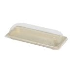 Lid for sushi tray PET 222x92x30mm, 50pcs.,  transp - Image 3
