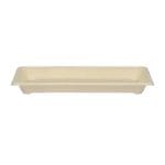 Sushi tray sugarcane 238x145x23mm, 50pcs.,  beige - Image 2