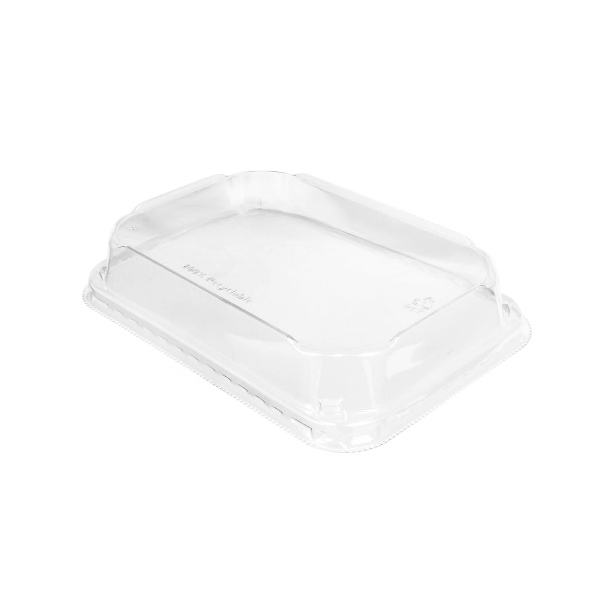 25SU05L.JPG Lids for PET sushi containers, 187×130x35.5mm, transparent - Image 1