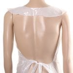 LDPE aprons, white, 75×125 cm (50 pcs.) - Image 3