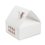 Gift box 125x125x55(+70mm)mm "White House" - Image 3