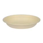 Round sugar cane containers 750 ml, Ø208/42 mm, 50 pcs., beige