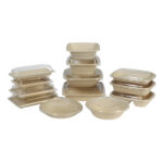 Lids for sushi containers, PET, 185×128×30 mm, 50 pcs., transparent - Image 4