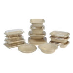 Lids for containers, PET, 215×215×22 mm, 50 pcs., transparent - Image 4