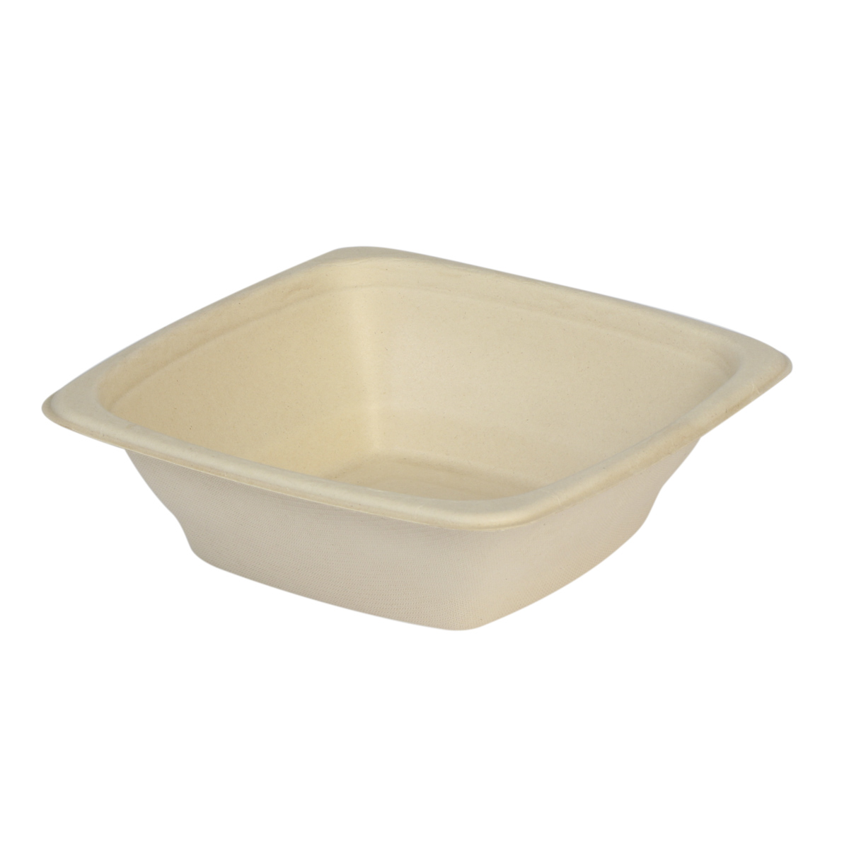 13EG24PF.jpg Sugar cane containers, 750 ml, 180×180×54 mm, 50 pcs., beige - Image 1