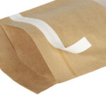 Packaging envelope with window 200 × 250 mm (180 × 250), PAP, brown, 70 g/m² - Image 3