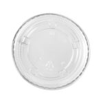 PET lids for sauce containers, Ø62 mm, 100 pcs., transparent - Image 2
