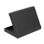 Corrugated cardboard box with hinged lid, 260 × 180 × 27 mm, black, pack of 25 pcs. - Image 3