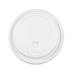 PS paper cup lids, Ø90 mm, white, closable, 100 pcs. - Image 2