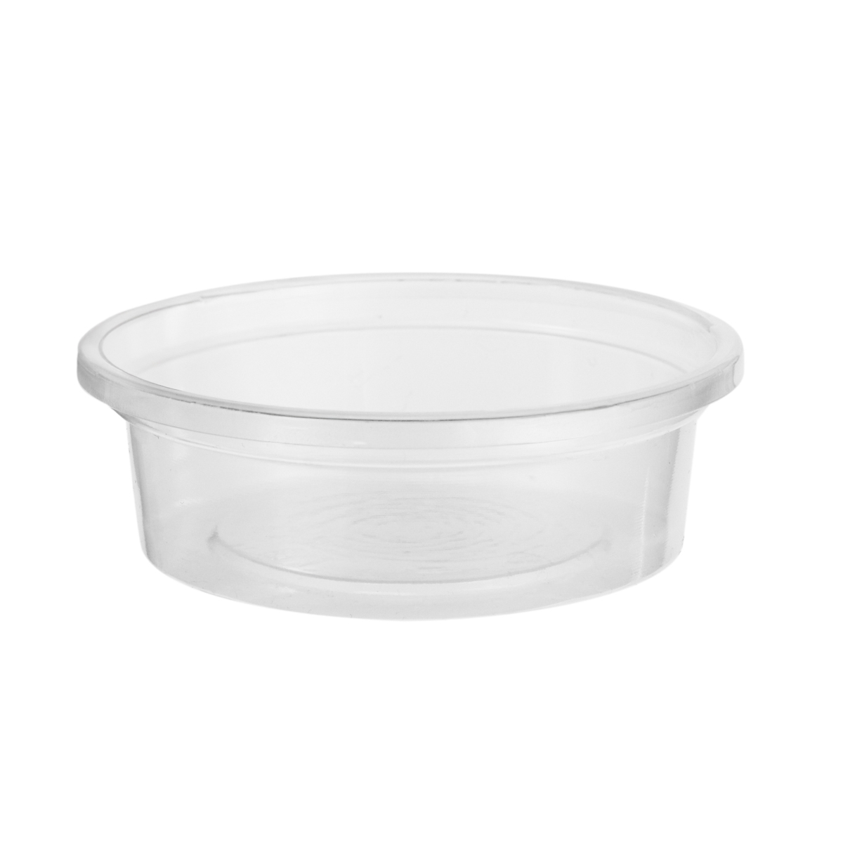 20POT50C.jpg Padažinės PP 50 ml, Ø70 mm, skaidrios, 100 vnt. - Image 1