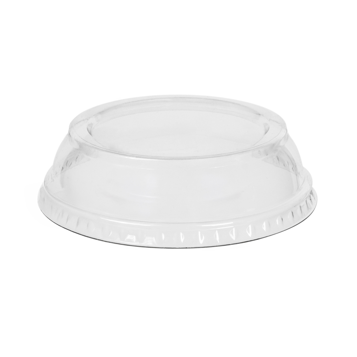 10440DL2.JPG PET cup lids, Ø92 mm, tall with flat surface, transparent, 50 pcs. - Image 1
