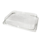 Containers with PET lids 350×240×40 mm, 25 pcs., transparent (COMC9352425CLCOS) - Image 4