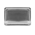 PAP/PET padėklai, 460x360x5mm, sidabrinės sp., 10 vnt. - Image 2