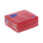 Paper napkins 24×24 cm, red (75 pcs. / pack) - Image 2