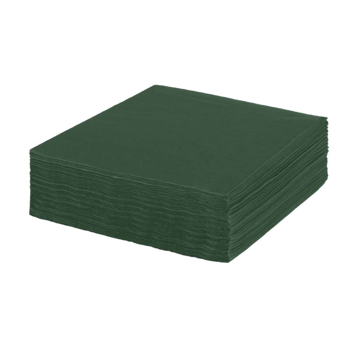 17131ZA-400.JPG Paper napkins 24x24cm, 1/4, 1 layer, green, 400 pcs. per pack. - Image 1