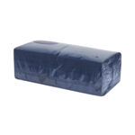 Paper napkins 24x24cm, 1/4, 1 layer, blue, 400 pcs. - Image 2