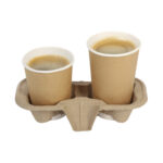 Cup holders PAP for 2 cups, 100pcs. - Image 3
