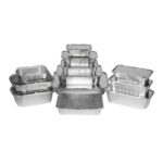 PAP/PET lids for aluminium containers 217×112 mm, 100 pcs. - Image 3