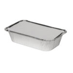 Containers ALU, L-rim,  670ml 199x119x45mm, 100pcs - Image 3