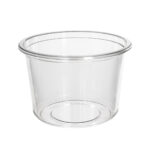 Containers round PET 500ml Ø117/81mm, transparent