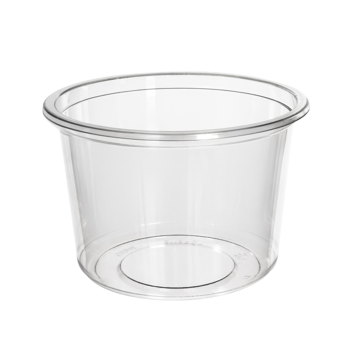 298118PET.JPG Containers round PET 500ml Ø117/81mm, transparent - Image 1