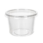 Containers round PET 500ml Ø117/81mm, transparent - Image 3