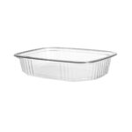 PP containers, 125 ml, 108x80x32 mm, transparent, 100 pcs.