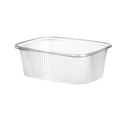 PP containers, 200 ml, 108x81x44 mm, transparent, 100 pcs.