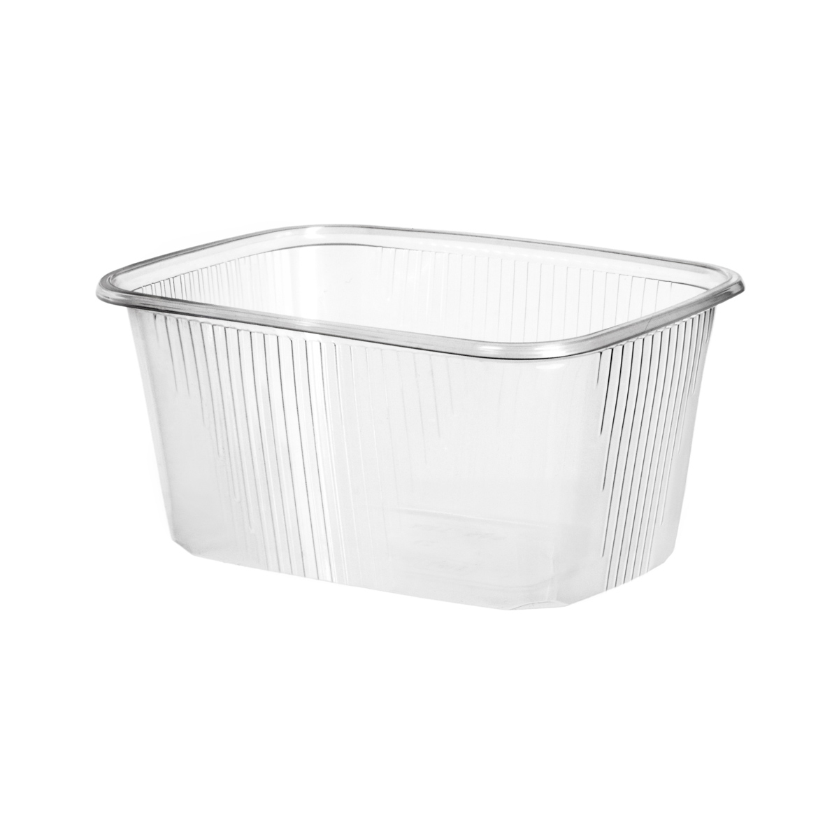 20250B.JPG PP containers, 250 ml, 108x81x50 mm, transparent, 100 pcs. - Image 1