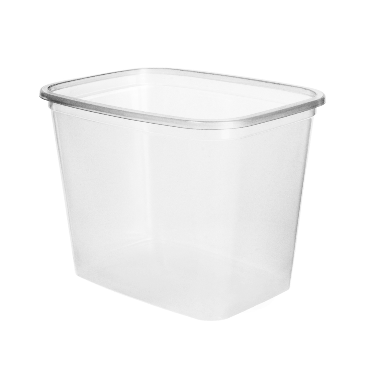 23000GR.JPG PP container, 1000 ml, 139×102×128 mm, 35 pcs., transparent (2025587) - Image 1