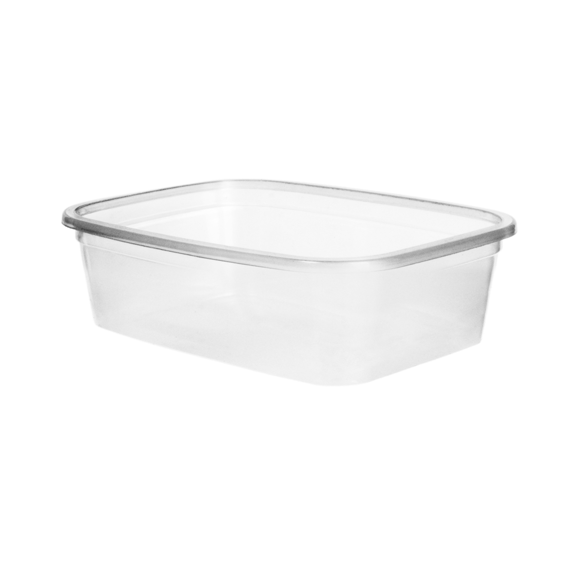 23351SQ.JPG PP containers 350 ml, 139 x 102 x 39 mm, transparent, 500 pcs. - Image 1