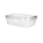 PP containers 350 ml, 139 x 102 x 39 mm, transparent, 500 pcs. - Image 3