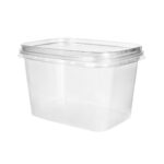 PP container, 750 ml, 139×102×86 mm, 35 pcs., transparent (2025590) - Image 3