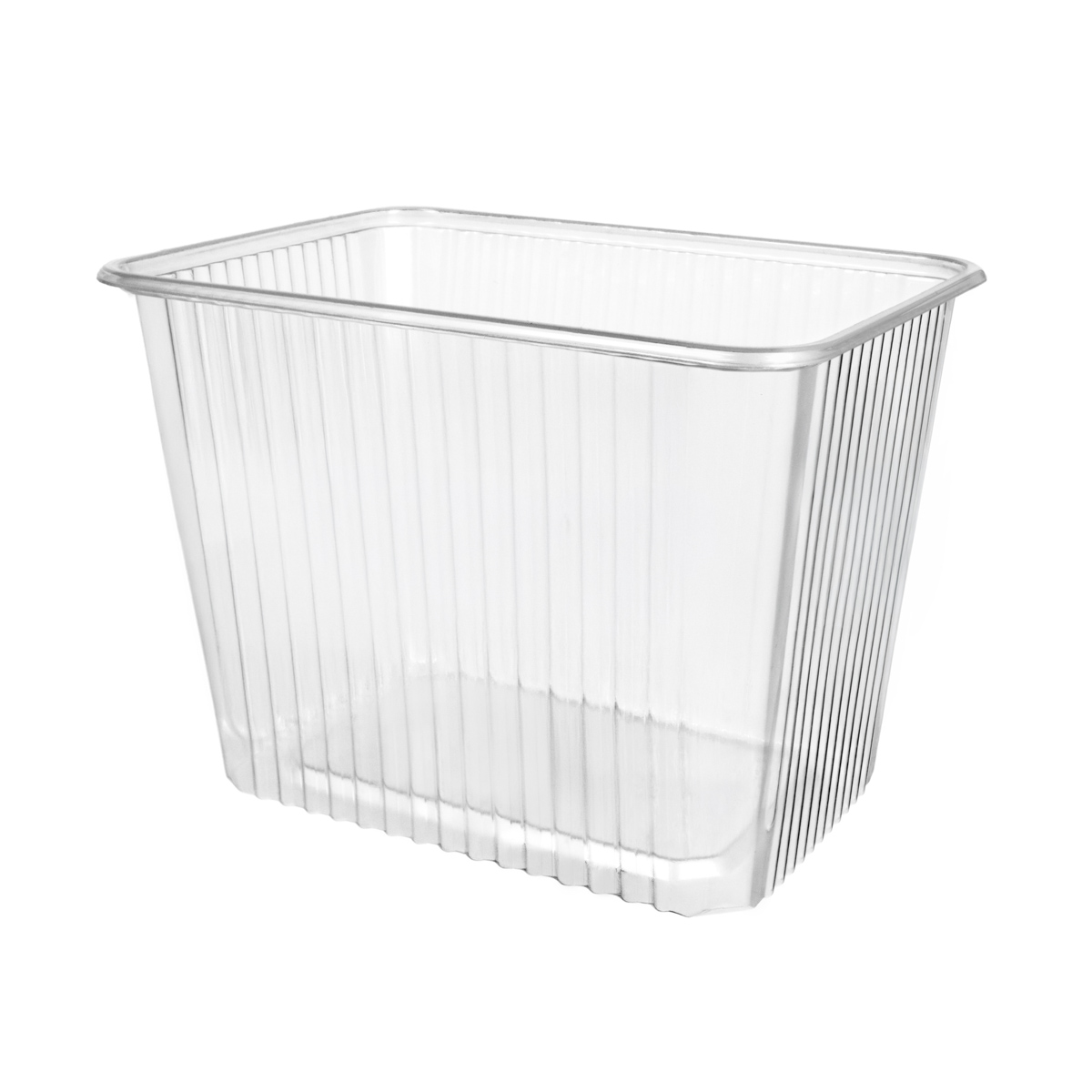 242001K.JPG PP containers, 2000 ml, 180 x 133 x 129 mm, transparent, 50 pcs. - Image 1