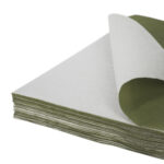 Napkins 3ply, 33x33cm, 20pcs, khaki green - Image 4
