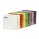 Napkins 3ply, 33x33cm, 20pcs, pink - Image 5