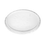 PP lids for containers Ø101 mm, transparent, 100 pcs.