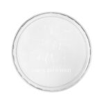 PP lids for containers Ø101 mm, transparent, 100 pcs. - Image 2